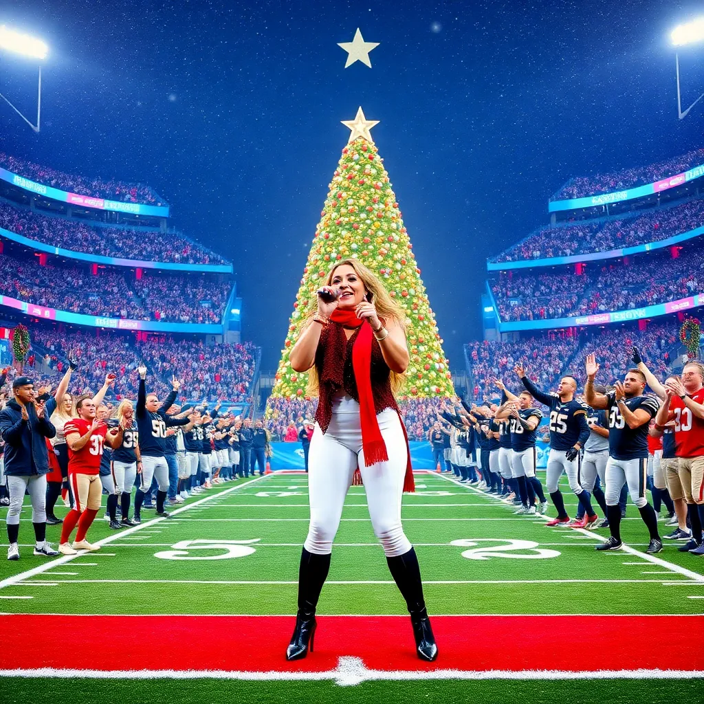 Mariah Carey Sings ‘All I Want for Christmas Is You’ to Kick Off NFL’s Christmas Games