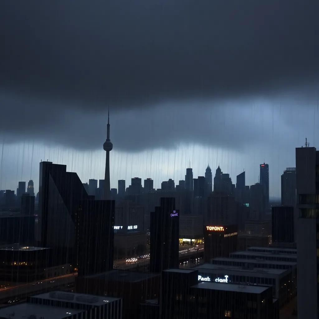 Southern Ontario, Including Toronto, Braces for Heavy Rainfall