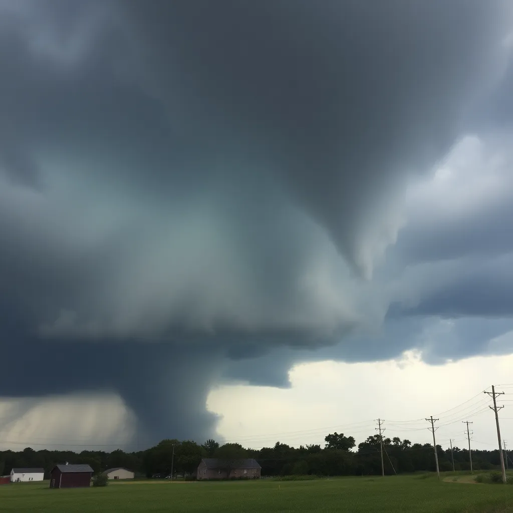 Tornado Warning Issued as Severe Storm Sweeps Through Southern US