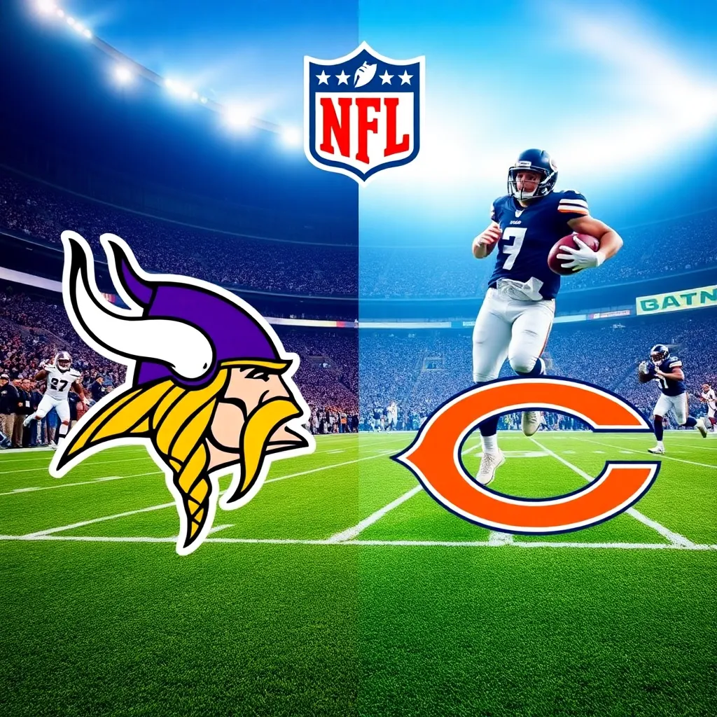 Vikings Thrash Bears to Claim Share of NFC Lead