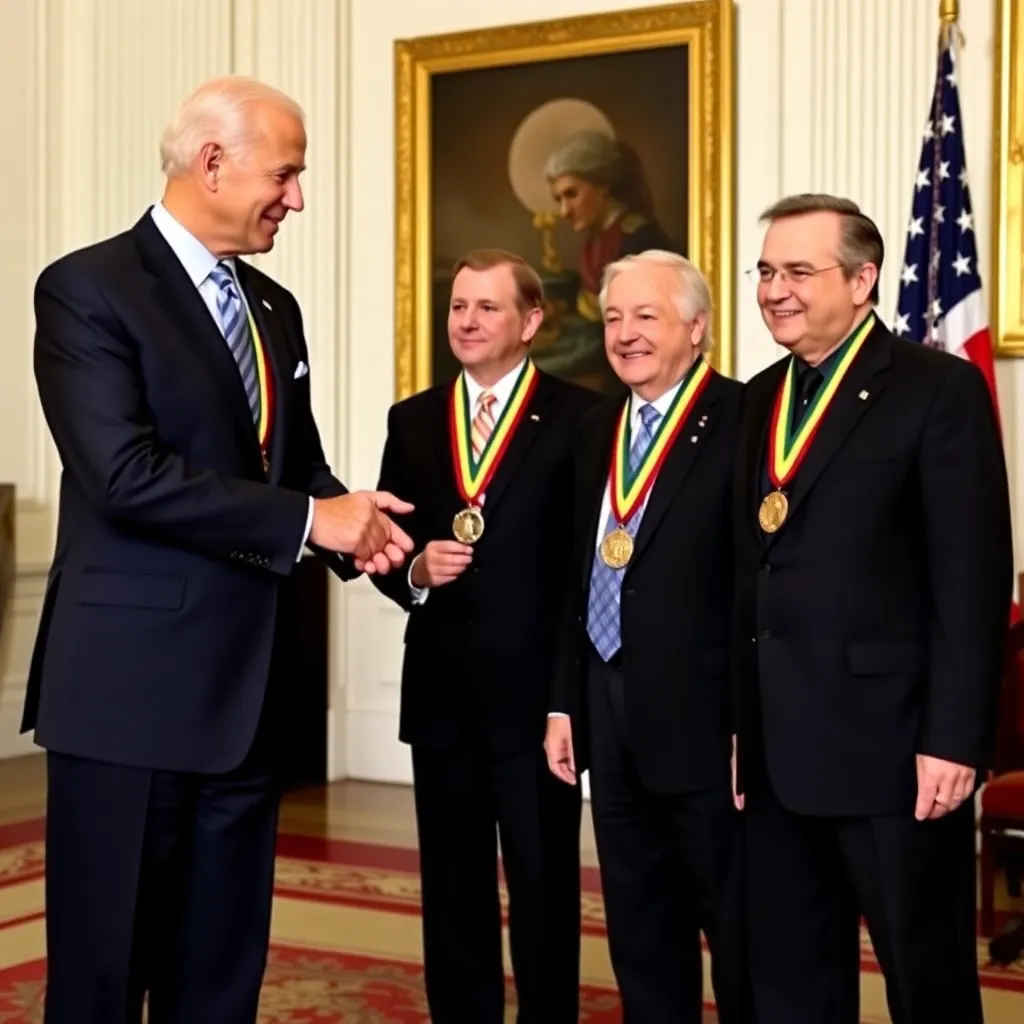 Biden Honors Wintour, Soros, and Bono with Highest Civilian Award