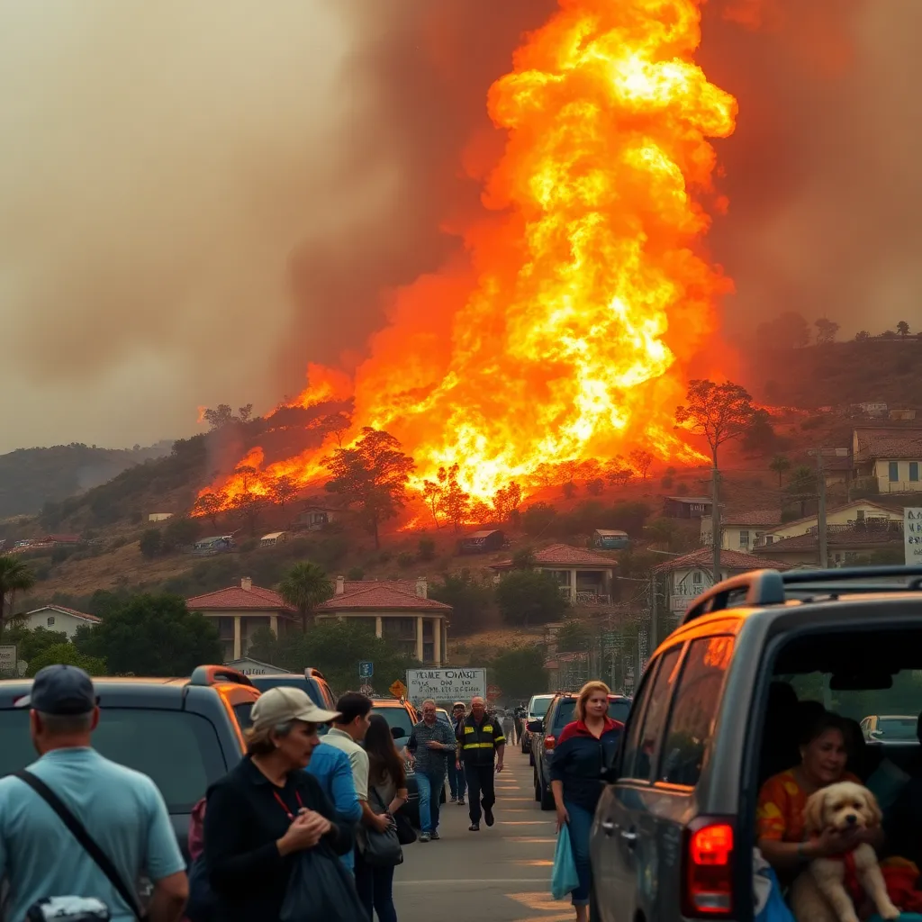 California Ablaze: Los Angeles Faces Multiple Wildfires as Hurst Fire Spreads