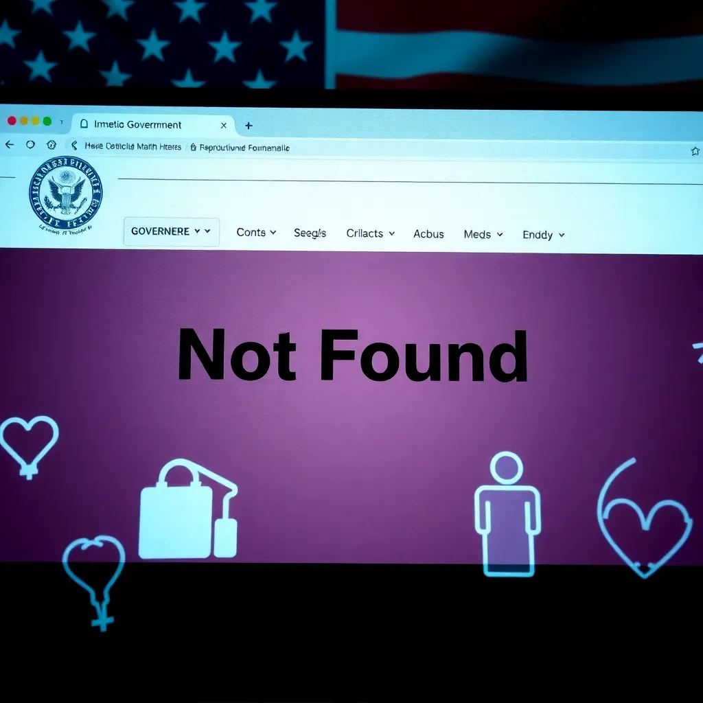 Reproductive Health Resource Disappears: HHS Website Goes Dark