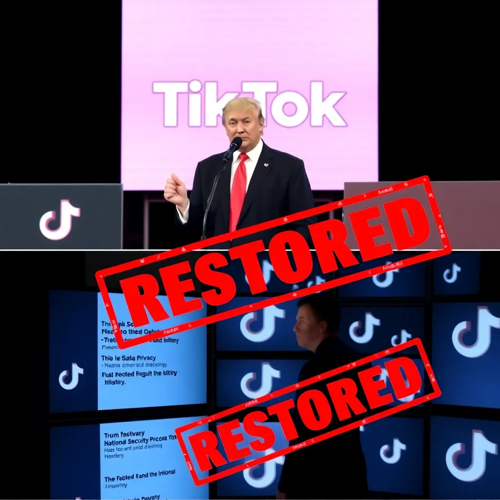 TikTok Reborn: Trump Declares Victory as App Regains Access in US Amid Data Privacy Fears