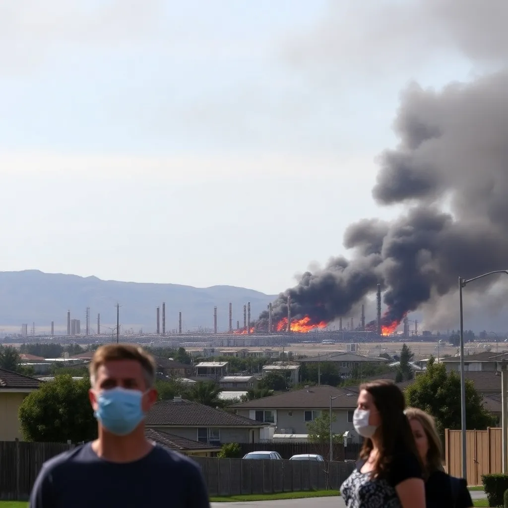 California Refinery Blaze Sparks Shelter-in-Place Alert Amid Air Quality Fears