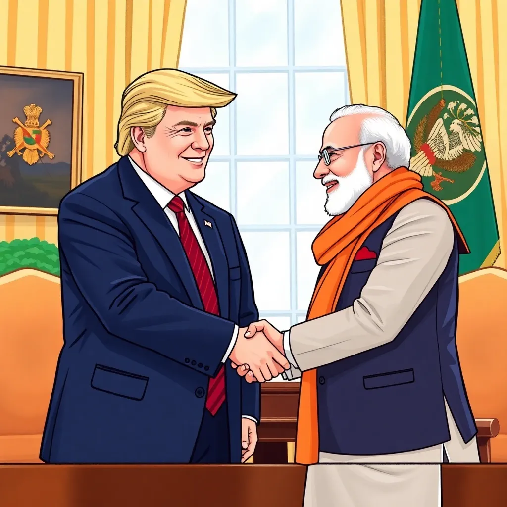 Trump and Modi Strengthen Ties at White House Summit Amid Trade Tensions